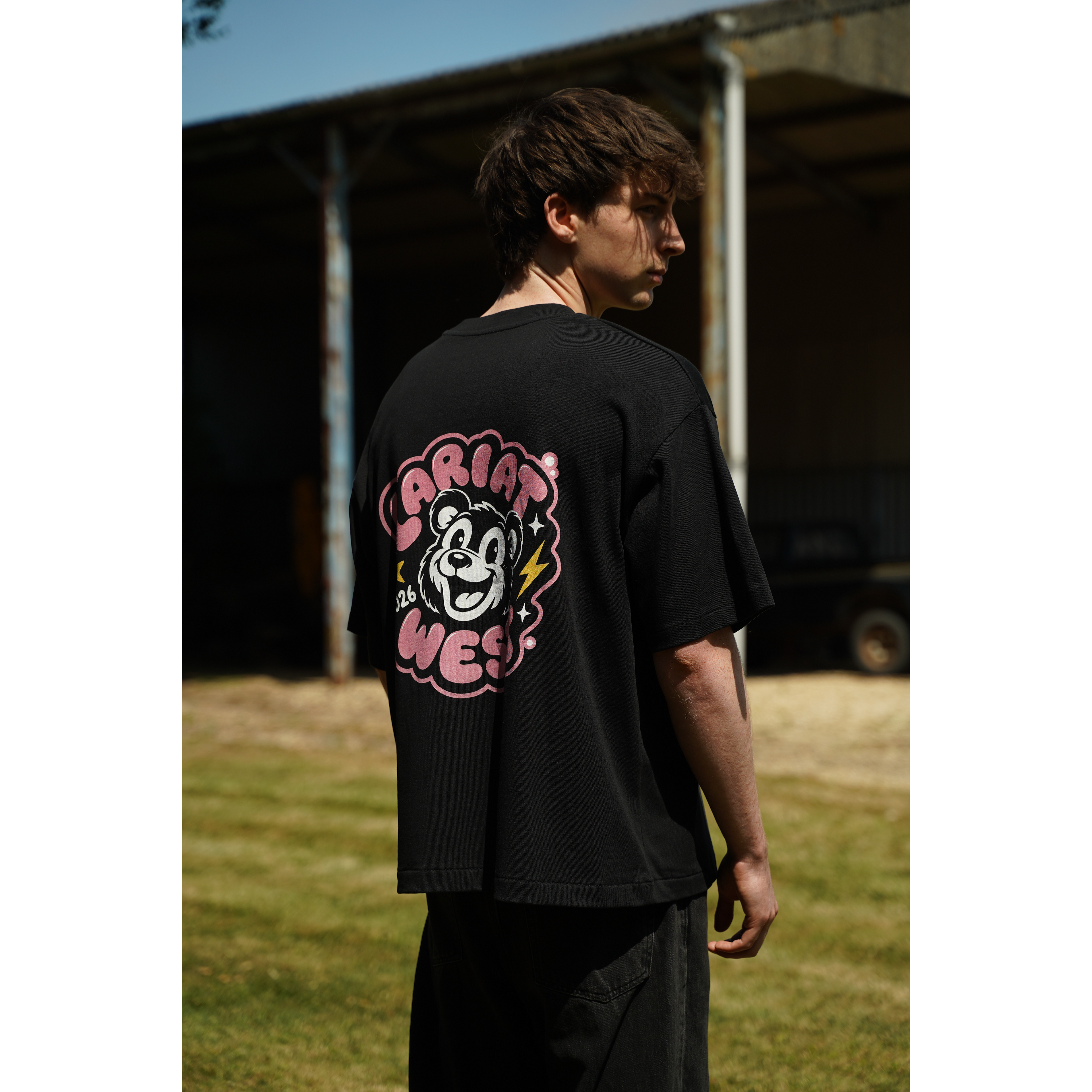 Bonzo Bubble Oversized Tee — detail shot
