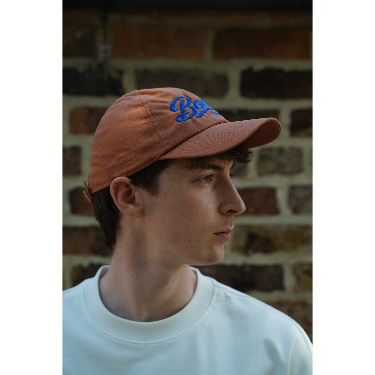 Bonzo Signature | Cotton Cap front view, six-panel cotton cap, Bonzo signature stitch