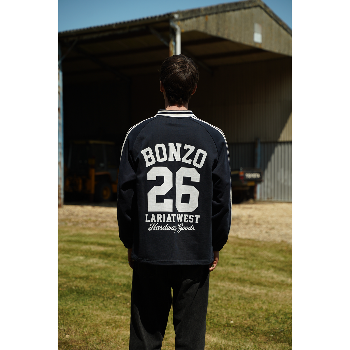 Collar Sweatshirt back view