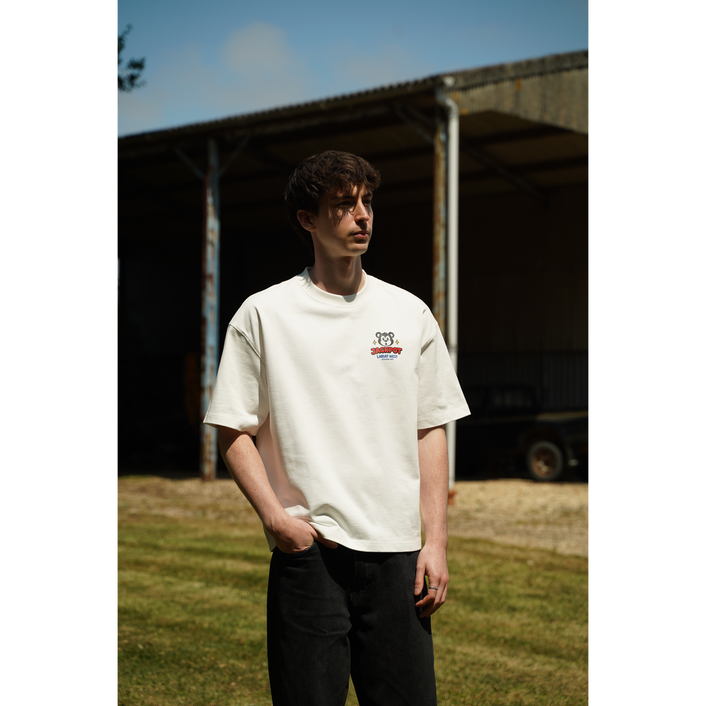Grabber Machine Boxy Oversized Tee — front view