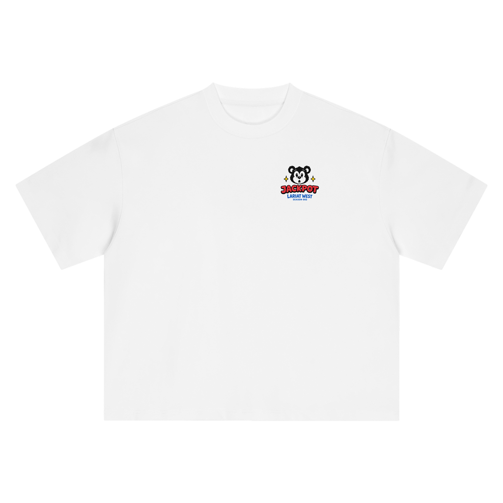 Grabber Machine Boxy Oversized Tee — sleeve detail