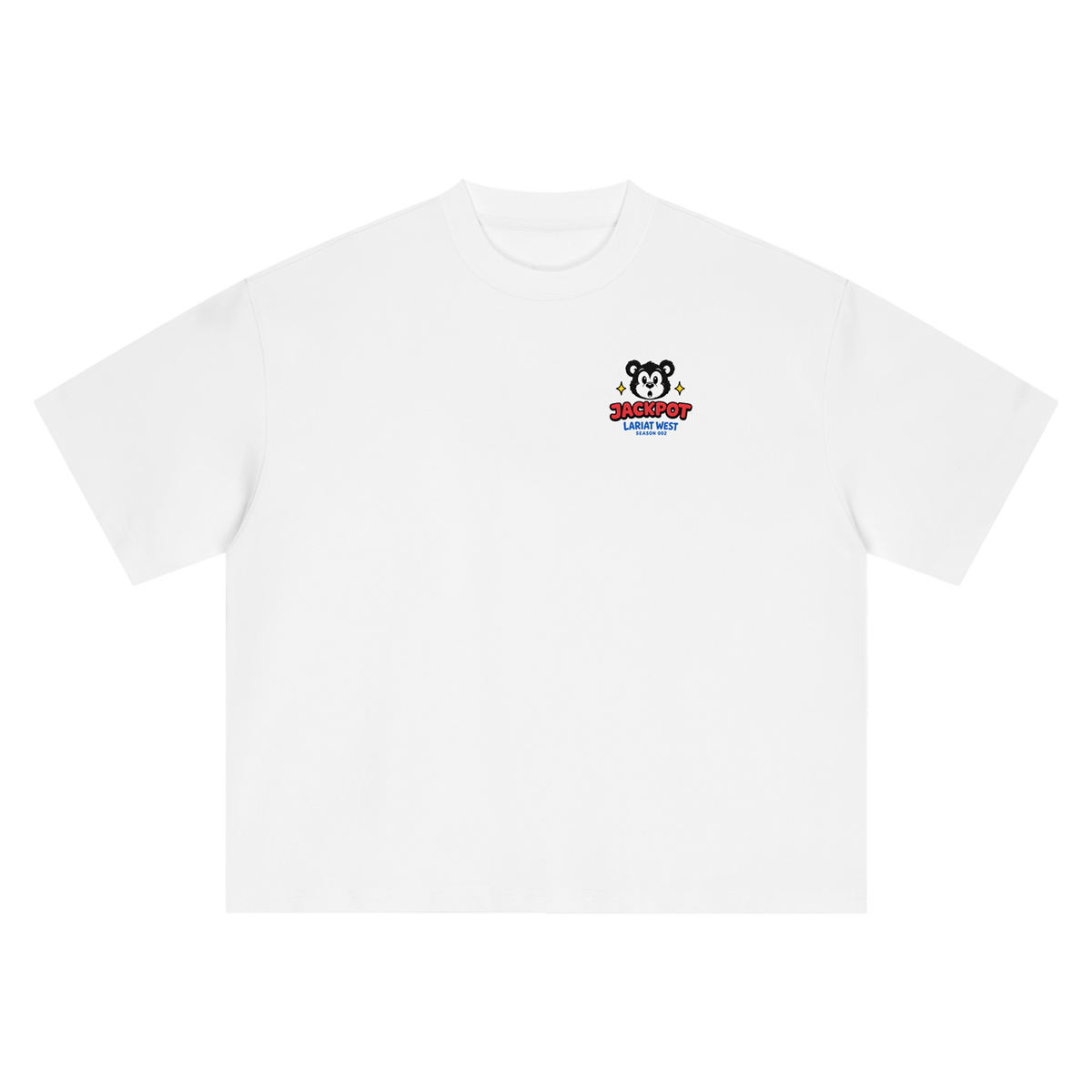 Grabber Machine Boxy Oversized Tee — sleeve detail