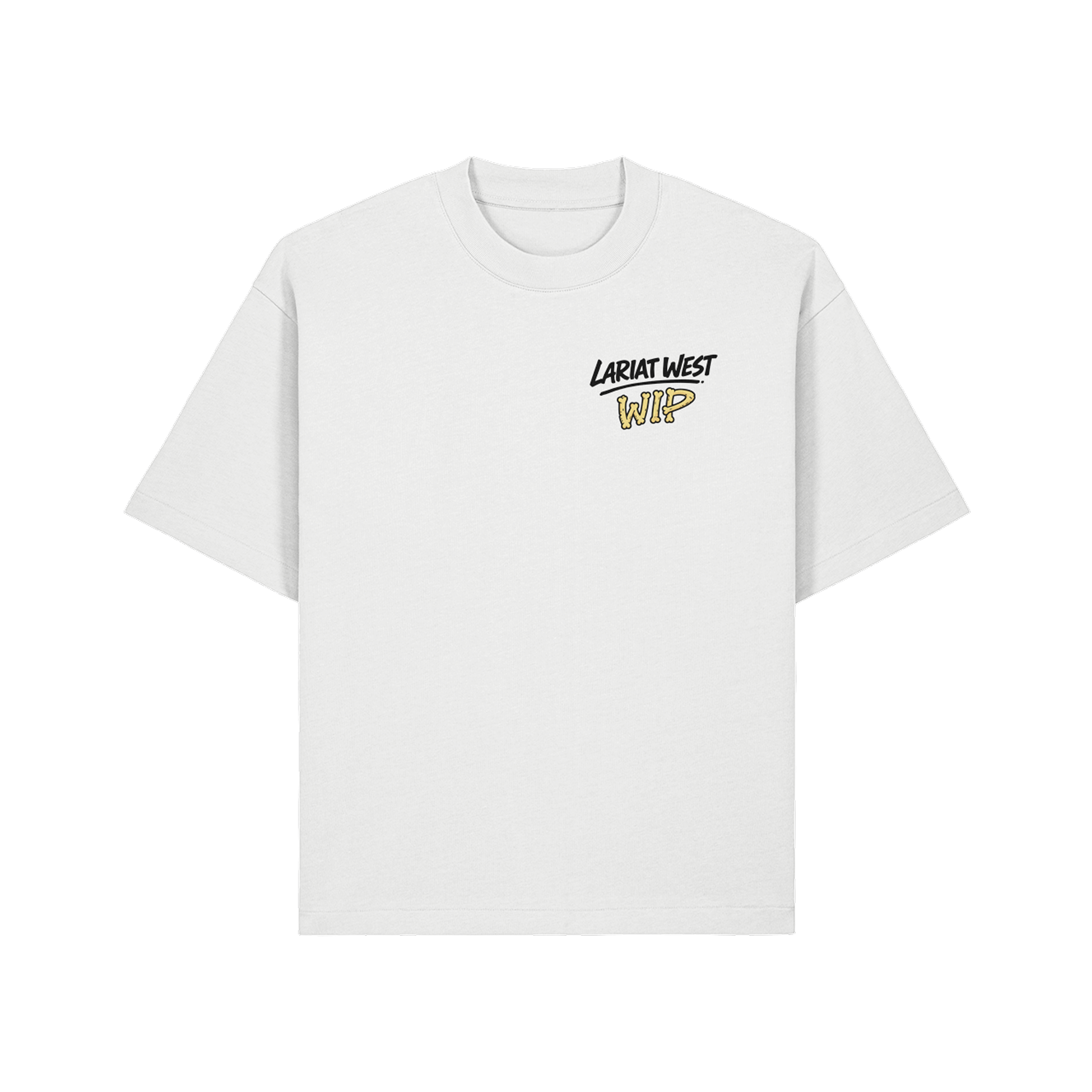 Henderson | Oversized Tee front view, character graphic, oversized boxy fit
