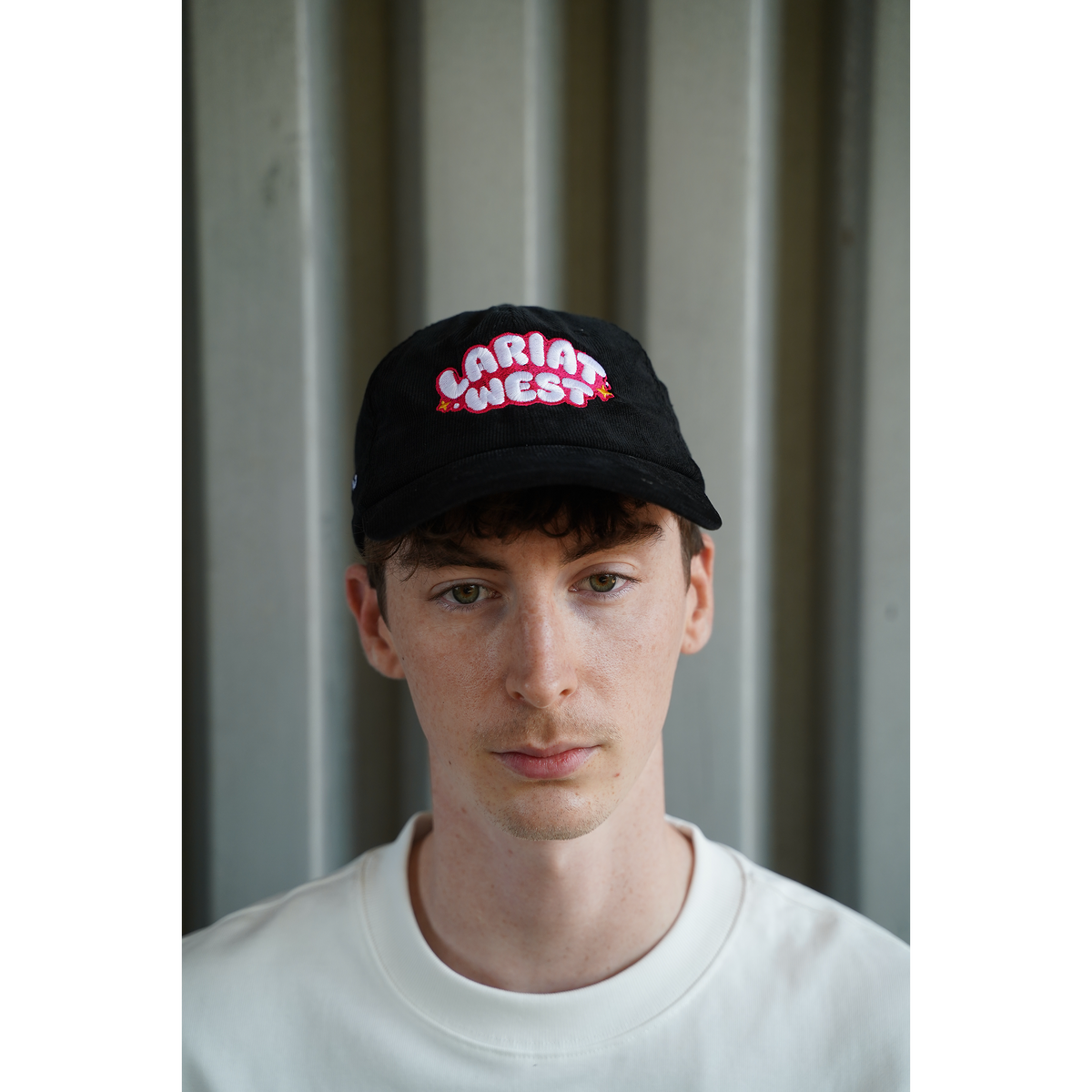 Season 002 | Heritage Corduroy Dad Hat front view, six-panel corduroy dad hat